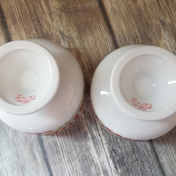 Vintage ice cream dishes set of 2 - Picture 3 of 6